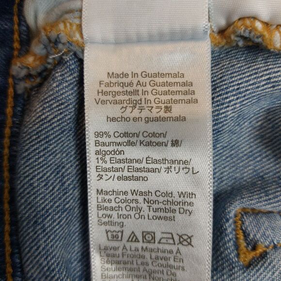 J. CREW Women's 32 (Actual 38x28.5) Slim Boyfriend Jeans Blue Denim Straight - Picture 7 of 8